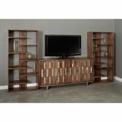 Best Pirce 👏 TV Stands Coast To Coast Brownstone 4 Door Credenza 🤩