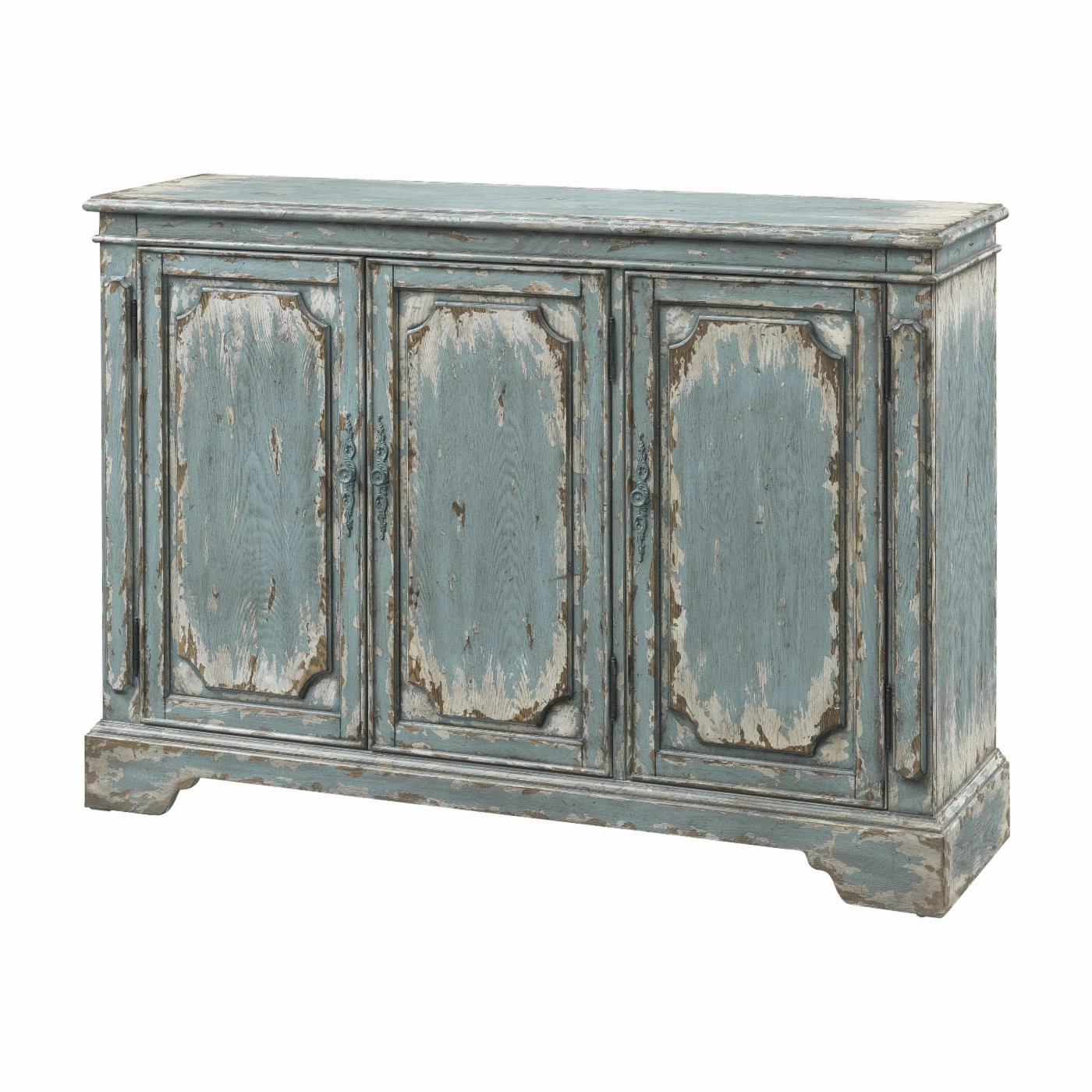 Wholesale 😍 TV Stands Coast To Coast Cabot Aged Vintage TV Stand - Blue/Cream ✔️