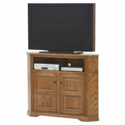 Outlet 🔥 TV Stands Eagle Furniture Oak Ridge Customizable 50 In. Corner TV Console 😍