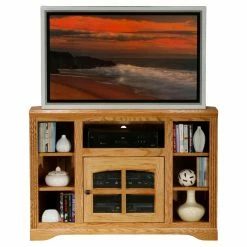 Best Pirce 🌟 TV Stands Eagle Furniture Oak Ridge Customizable 45 In. Thin Corner TV Cart ✨