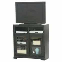 Promo 👍 TV Stands Eagle Furniture Savannah 39 In. Plain Glass Wide TV Stand 🔔