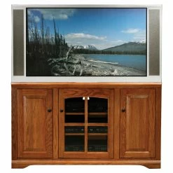 Best deal ⭐ TV Stands Eagle Furniture Oak Ridge 55 In. Plain Glass TV Stand 😀