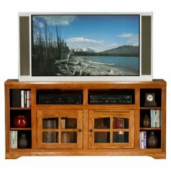 Top 10 ✔️ TV Stands Eagle Furniture Oak Ridge 66 In. Thin TV Stand 🔥