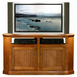 Wholesale ✨ TV Stands Eagle Furniture Coastal 56 In. Wood Panel Corner Entertainment Center 😍