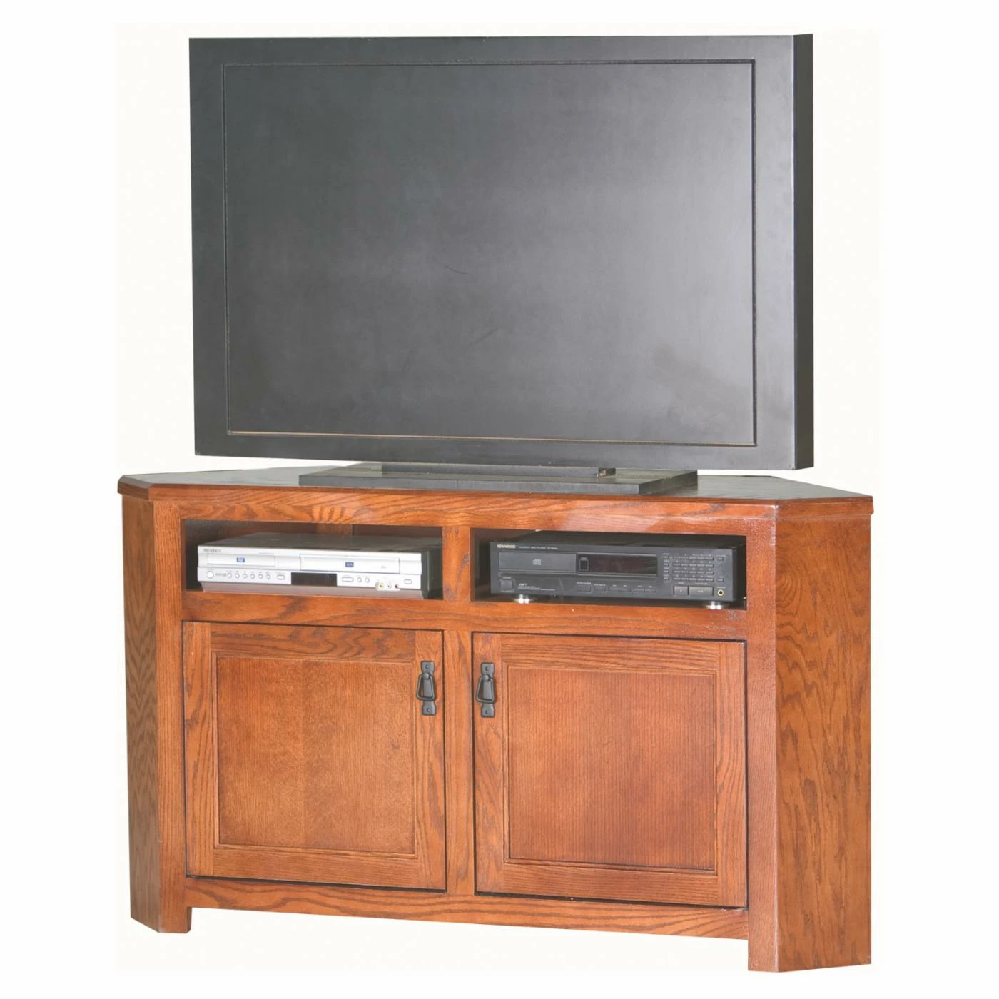 Outlet ๐ TV Stands Eagle Furniture Mission 56 In. Corner Entertainment Center ๐