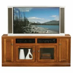 Outlet 🌟 TV Stands Eagle Furniture Tall 66 In. Thin Coastal Entertainment Console ✨
