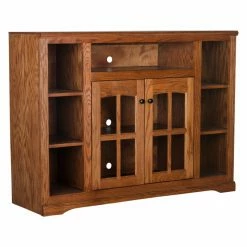 Deals ⌛ TV Stands Eagle Furniture 55 In. Wide Oakridge Bookcase Entertainment Console 😀