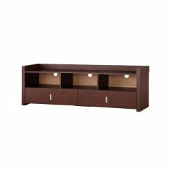 Best Pirce ✨ TV Stands Furniture Of America Helenza 60 In. Vintage Walnut Entertainment TV Stand 🔔