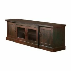 Cheap 🎁 TV Stands HN Home Monroe Transitional Multi Storage Entertainment Cabinet - Walnut 🔔