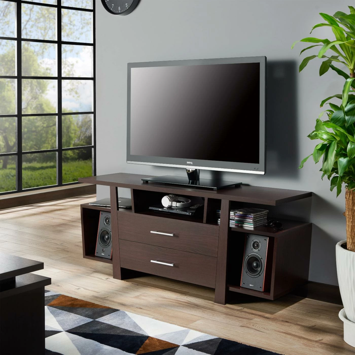 Brand new ๐ TV Stands Furniture Of America Allen Rustic Media Cabinet ๐