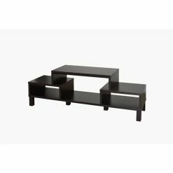 New ❤️ TV Stands Furniture Of America Pippa Red Cocoa 3-Shelf TV Stand 🔥