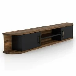 Cheap ❤️ TV Stands Furniture Of America Jaggar 71 In. Floating TV Console - Black 😍