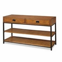 Brand new ๐ TV Stands Home Styles Modern Craftsman Console - Oak Finish ๐