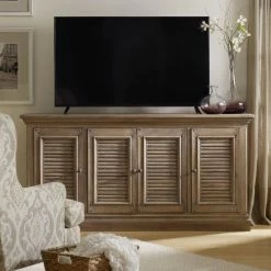 Best reviews of 🎁 TV Stands Hooker Furniture 72 In. Entertainment Console - Light Wood ✔️