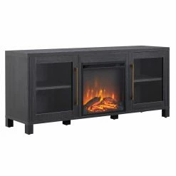 Outlet 💯 Hudson&Canal TV Stands Addison&Lane Quincy 58 In. Fireplace TV Stand ⌛