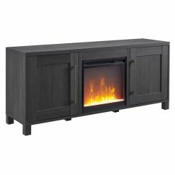 Cheap ❤️ Hudson&Canal TV Stands Addison&Lane Chabot Fireplace 58 In. TV Stand 🧨