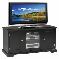 Flash Sale 👏 TV Stands Leick Home Riley Holliday TV Stand - Black 😉