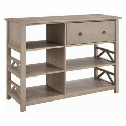 New 💯 TV Stands Linon Titian Tall Media Center 🔔