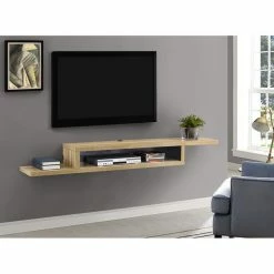 Coupon 🎉 TV Stands Martin Furniture 72 In. Asymmetrical Wall Mounted TV Shelf ⭐