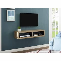 Outlet 🔥 TV Stands Martin Furniture 48 In. Shallow Wall Mounted TV Shelf 🔥