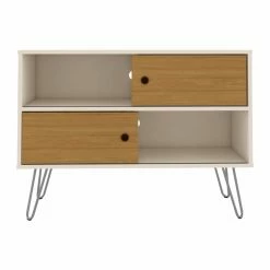 Hot Sale 🎁 TV Stands Manhattan Comfort Baxter Mid Century/Modern Sliding Door TV Stand 👍