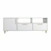 Top 10 😍 TV Stands Manhattan Comfort Herald Mid-Century/Modern TV Stand - White ⭐