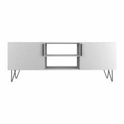 Outlet 👏 TV Stands Manhattan Comfort Nolita Mid-Century/Modern TV Stand - White 💯