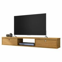 Hot Sale 🧨 TV Stands Manhattan Comfort Liberty Floating TV Stand With Shelves 🌟