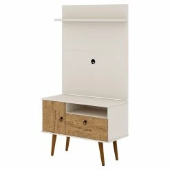 Outlet 🤩 TV Stands Manhattan Comfort Tribeca TV Stand And Panel With Display Shelf ✔️