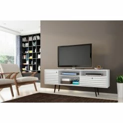 Top 10 💯 TV Stands Manhattan Comfort Liberty Modern TV Stand With 4-Shelves And 1-Drawer 👏