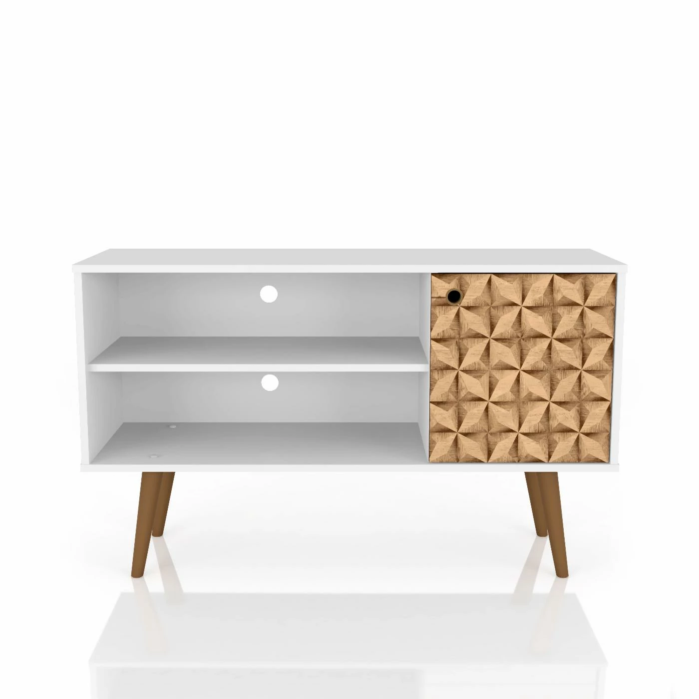 Top 10 π TV Stands Manhattan Comfort Liberty 2 Shelf TV Stand With 3D Print βοΈ