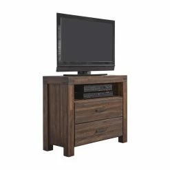 Deals 🎉 TV Stands Modus Meadow 2 Drawer Solid Wood Media Chest 🤩