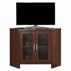Cheapest ⌛ TV Stands Monarch Specialties 42 In. TV Stand With Enclosed Storage 🔥