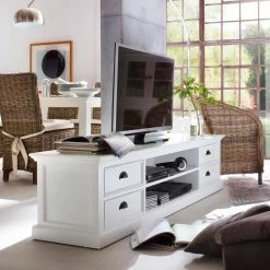 Best deal ๐ TV Stands Nova Solo Halifax Large TV Stand With 4 Drawers ๐งจ