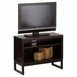 Promo ❤️ TV Stands Progressive Furniture Athena TV Stand - Dark Chocolate ⌛