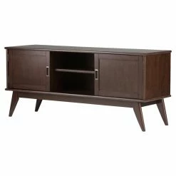 Discount 🧨 Brooklyn & Max TV Stands Brooklyn + Max Baxter Solid Hardwood Mid-Century TV Media Stand 🔥