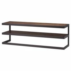 Best deal 🧨 Brooklyn & Max TV Stands Brooklyn + Max Larny Solid Acacia Wood Industrial TV Media Stand - Rustic Natural Aged Brown ❤️