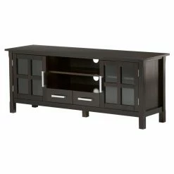 Budget 🛒 Brooklyn & Max TV Stands Brooklyn + Max Providence Pine Wood 60 In. TV Media Stand 🎉