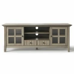 Cheap ⌛ Brooklyn & Max TV Stands Brooklyn + Max Brunswick Solid Wood 60 In. Rustic TV Media Stand 😍