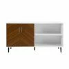 Hot Sale 🤩 TV Stands Manor Park Mid Century Modern Asymmetrical TV Stand ⭐
