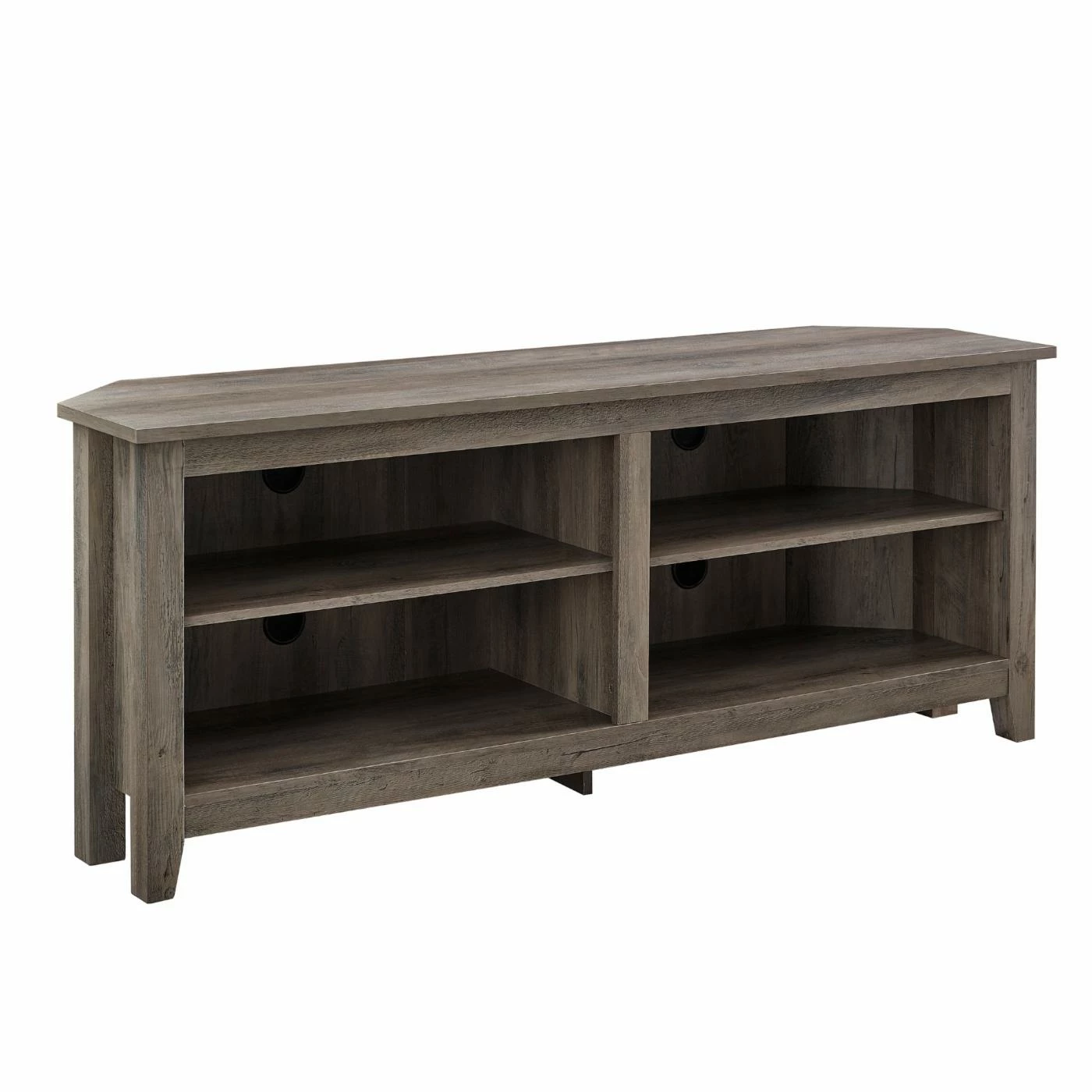 Buy β TV Stands Manor Park Transitional Corner TV Stand - Grey Wash β