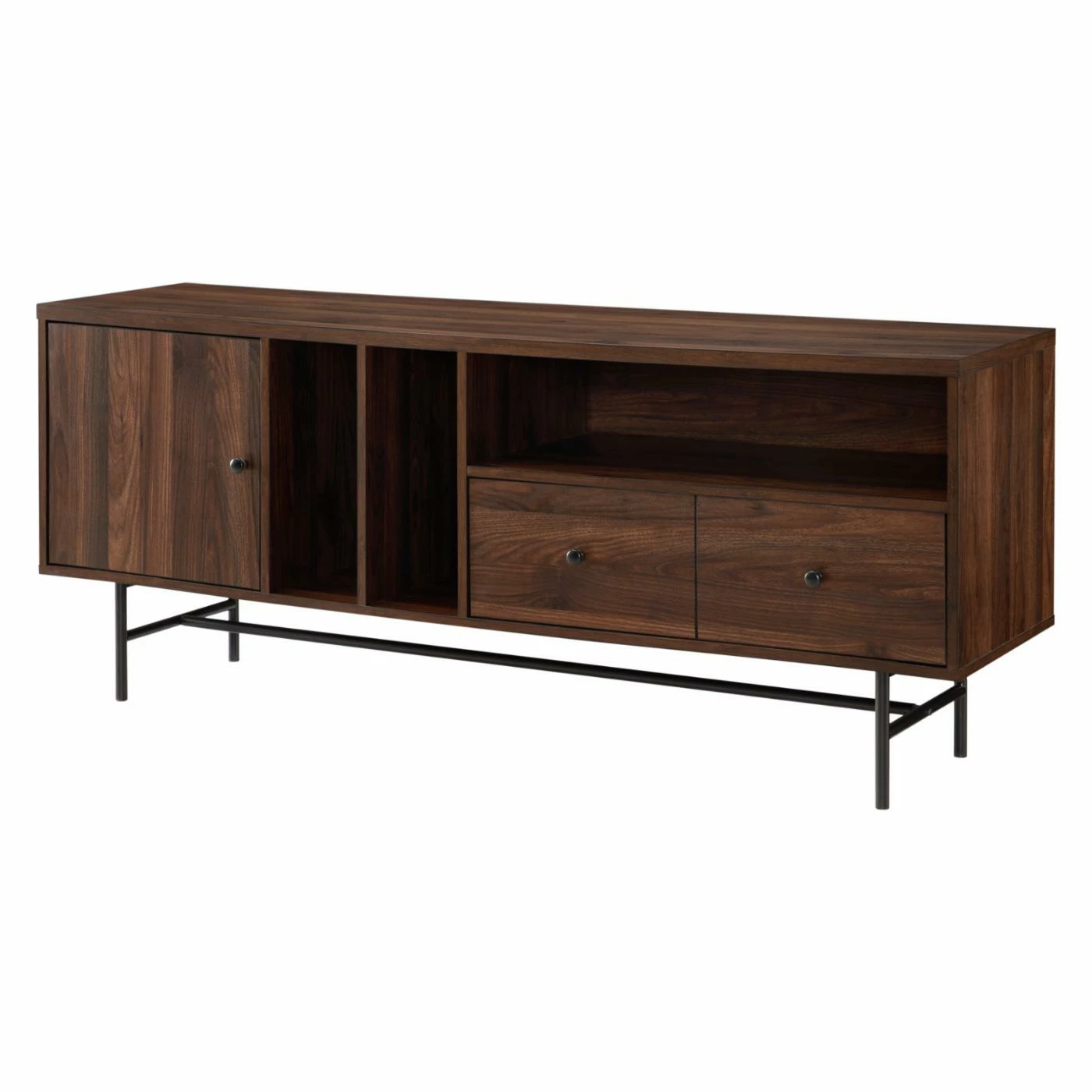 Deals π TV Stands Manor Park Modern TV Console With Record Storage π