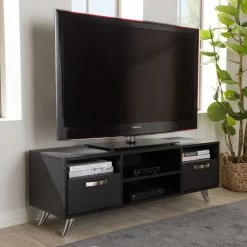 Budget 😀 TV Stands Baxton Studio Warwick Modern And Contemporary Wood TV Stand - Espresso 🥰