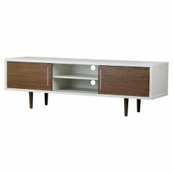 Cheap 👏 TV Stands Baxton Studio Gemini Contemporary TV Stand - White/Oak ⭐