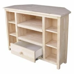 Best Pirce 😉 TV Stands International Concepts Corner Entertainment/TV Stand 🎉