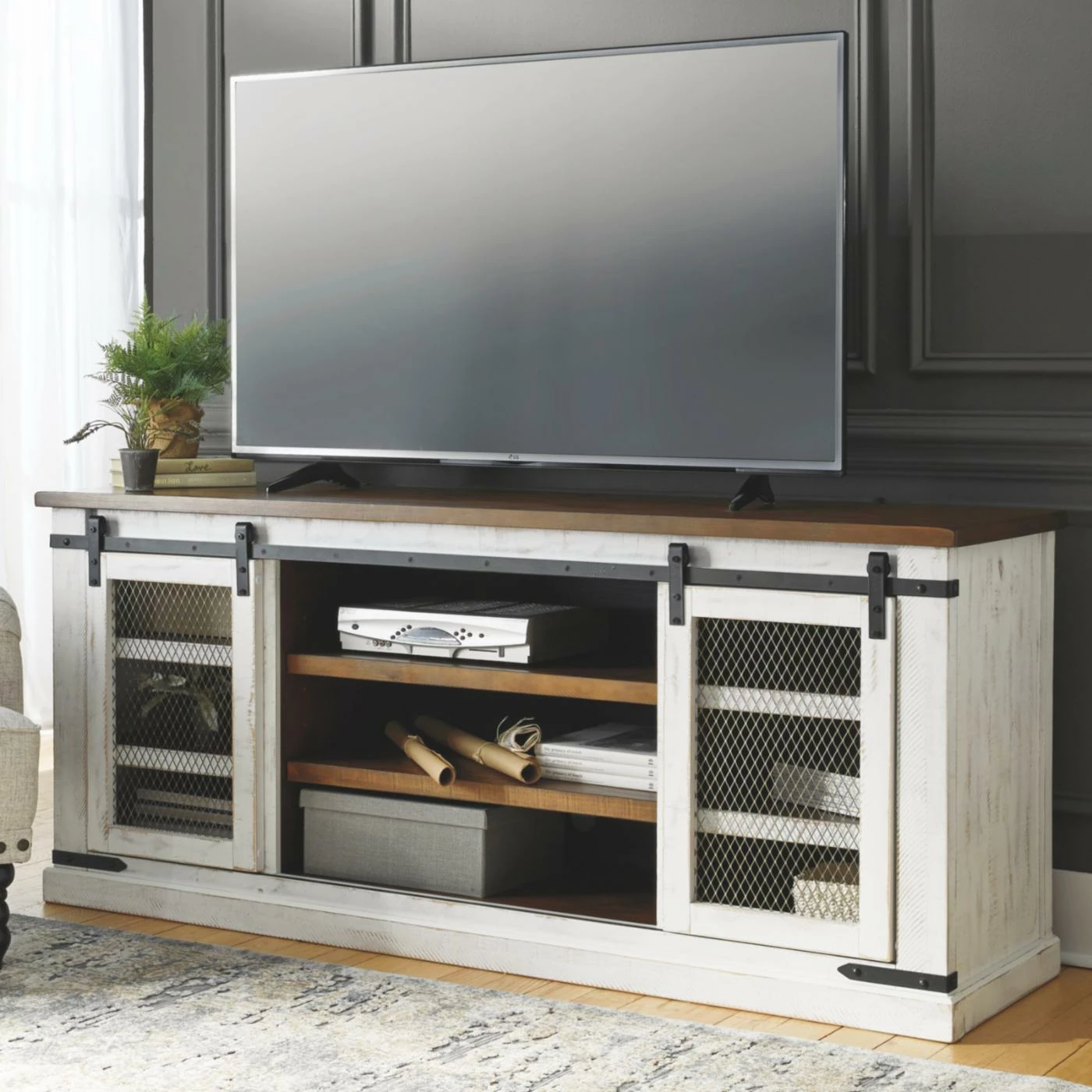 Best Sale ๐ TV Stands Signature Design By Ashley Wystfield 2 Door TV Stand ๐ฏ - Image 5