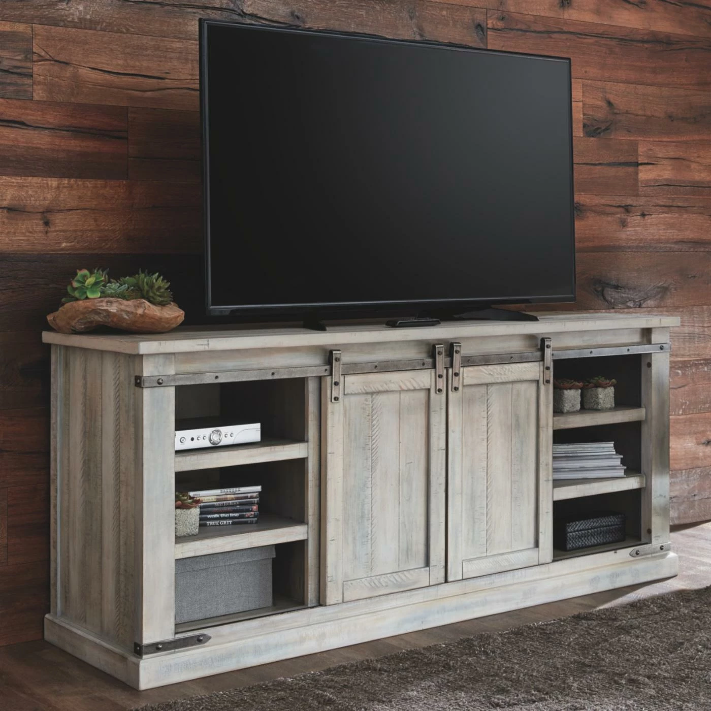 Cheapest π TV Stands Signature Design By Ashley Carynhurst 2 Door TV Stand π - Image 5