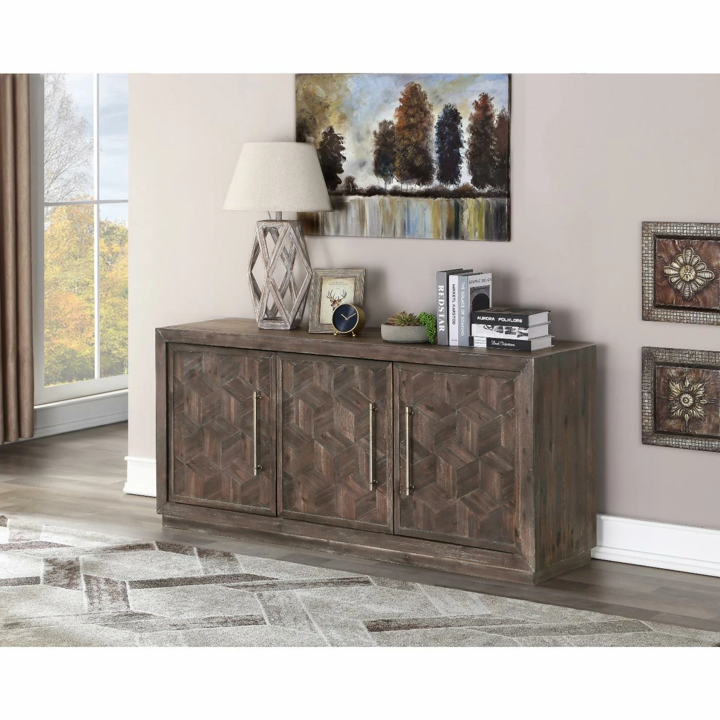 Best reviews of 🎉 TV Stands Coast To Coast Tumbler TV Stand - Dark Brown 🔥 - Image 5