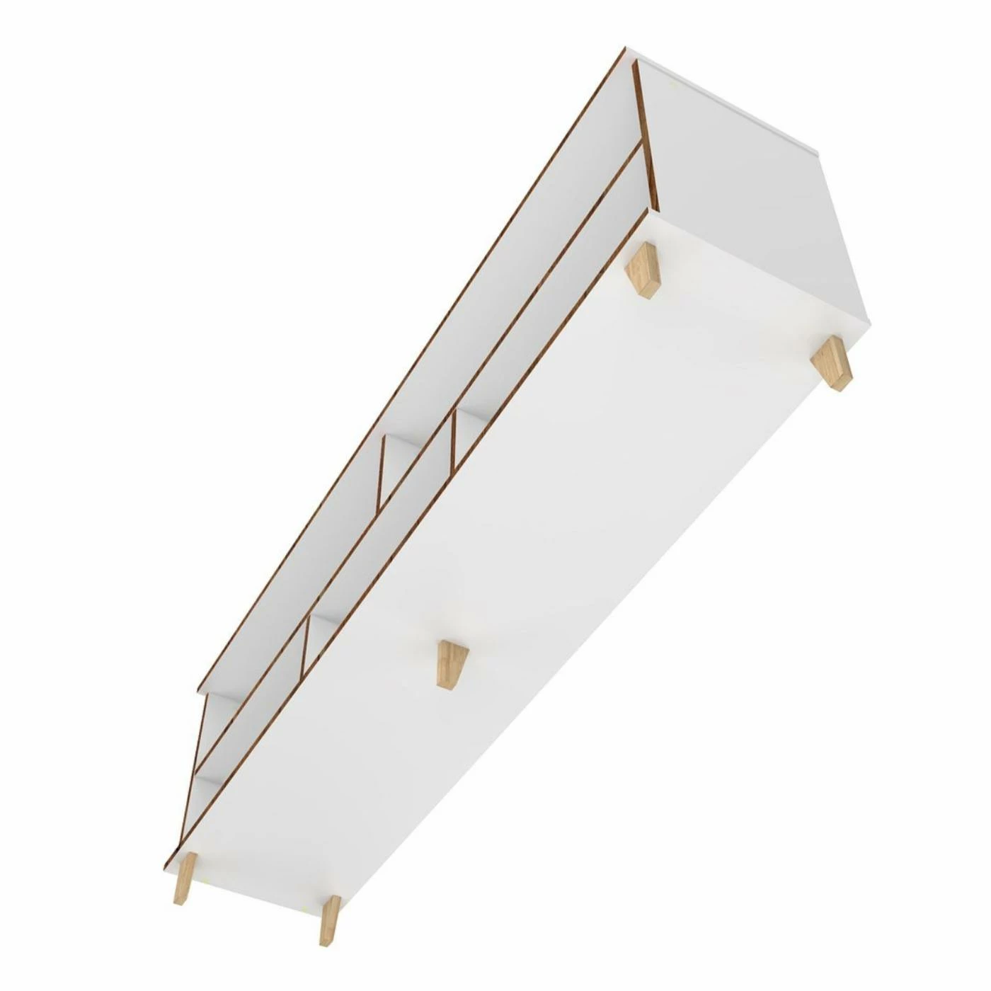 New ๐ฅฐ TV Stands Manhattan Comfort Warren TV Stand - White/Oak โญ - Image 4