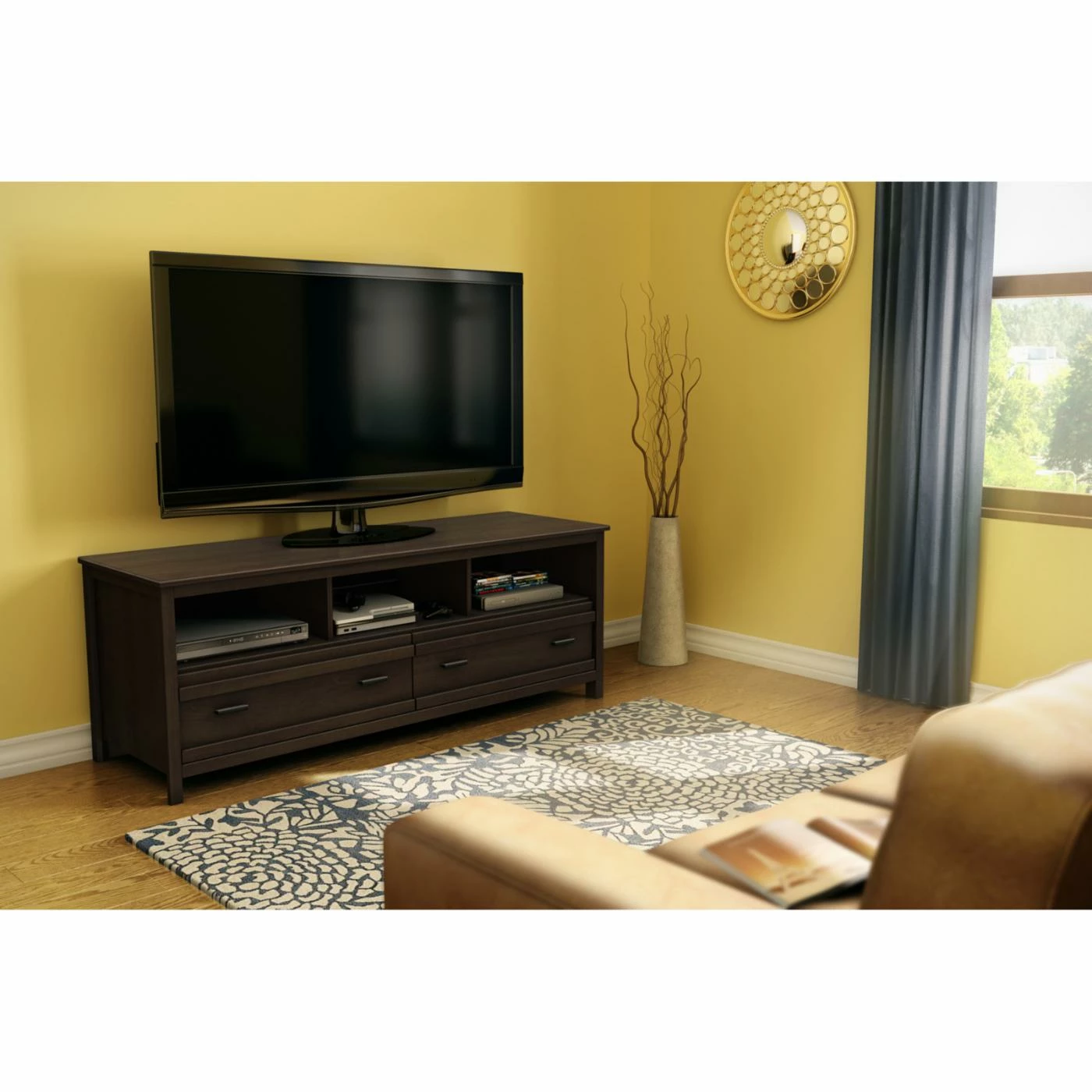 Best deal 💯 TV Stands South Shore Exhibit TV Stand ❤️ - Image 5